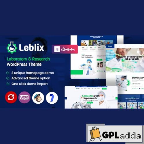 Leblix – Laboratory & Research WordPress Theme