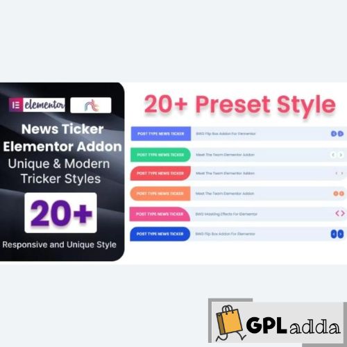 News Ticker Addon For Elementor