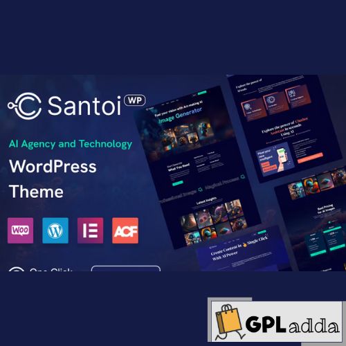 Santoi – AI Agency and Technology WordPress Theme