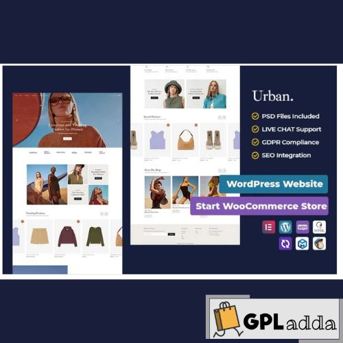 Urban – Luxurious and Trending Fashion – WooCommerce Responsive Theme