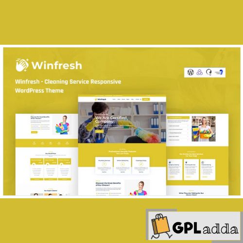 Winfresh – Cleaning Service Responsive WordPress Theme