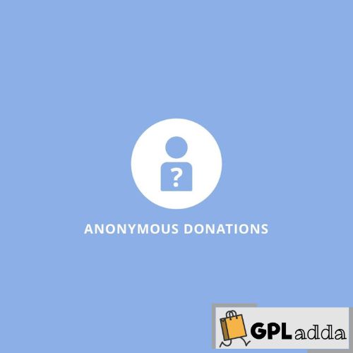 Charitable Anonymous Donations
