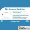 Account Switcher for WordPress (Multiple accounts plugin)