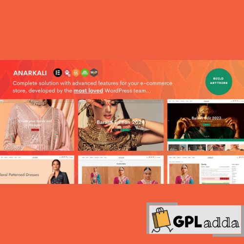 Anarkali – Fashion Shop Ecommerce Elementor Theme