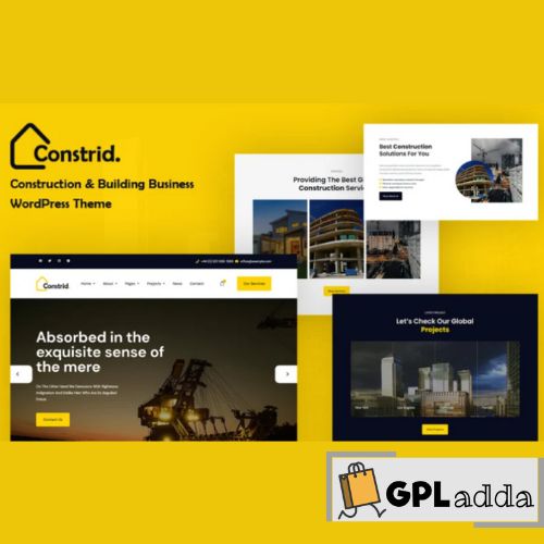 Constrid – Construction & Building Business WordPress Theme