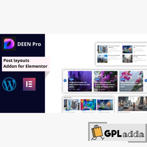 Deen Pro - Post Layouts Addon for Elementor