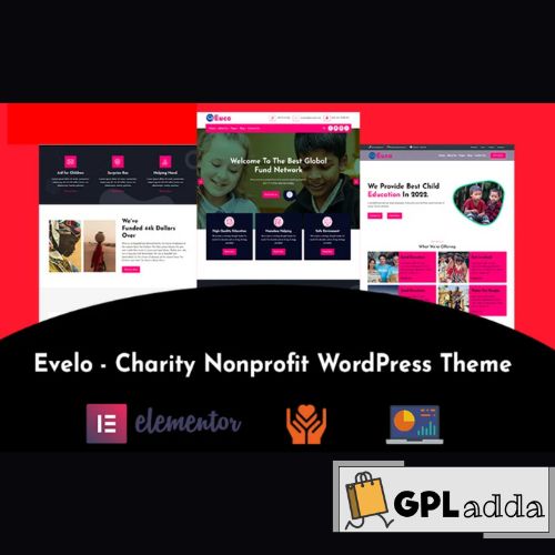 Evelo – Children Charity Nonprofit WordPress Theme