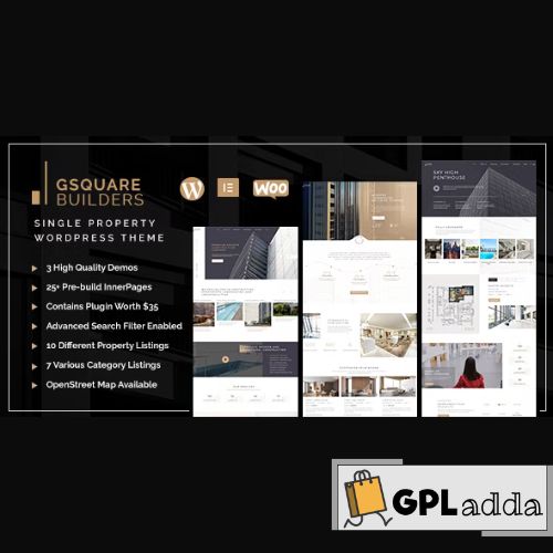 Gsquare – Real Estate WordPress Theme