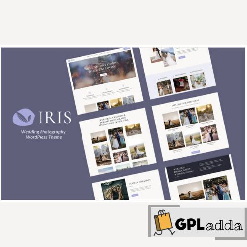 Iris – Wedding Photography WordPress Theme