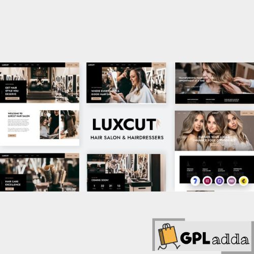 Luxcut – Hair Salons and Hairdressers WordPress Theme