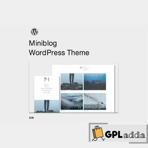 Miniblog – Multipurpose, Minimal WooCommerce Theme