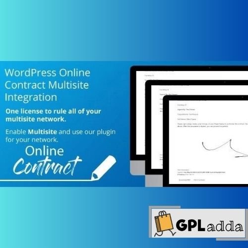 WP Online Contract Multisite Integration