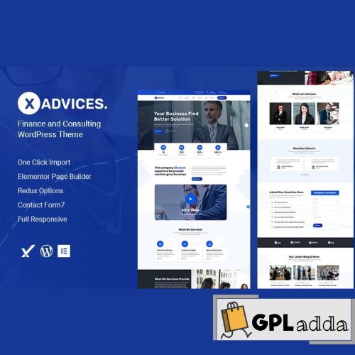 Xadvices – Finance and Consulting WordPress Theme