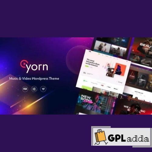 Yorn – Music & Video WordPress Theme