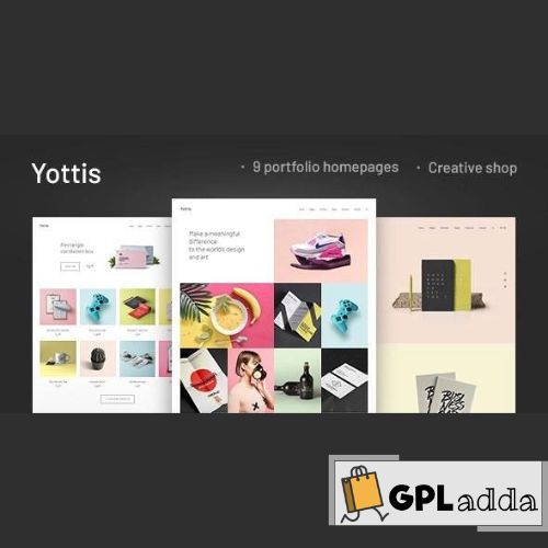 Yottis - Personal Creative Portfolio WordPress Theme + Store