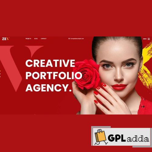 Zev – Creative Personal Portfolio WordPress Theme