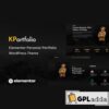 KPortfolio – Personal Portfolio WordPress Theme