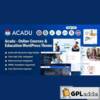 Acadu – Online Courses & Education WordPress Theme + RTL