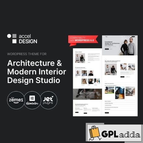 AccelDesign – WordPress Theme for Architecture & Modern Interior Design Studio