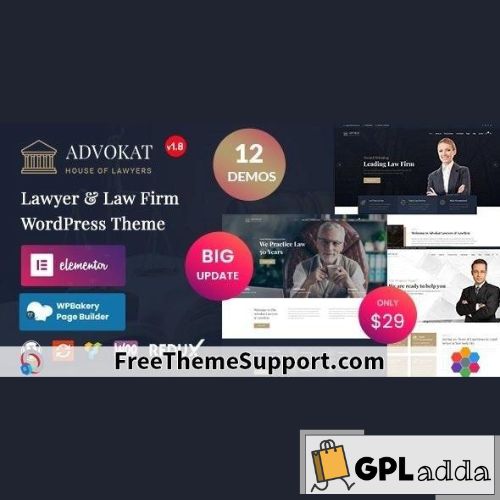 Advokat – Lawyer & Law Firm WordPress Theme