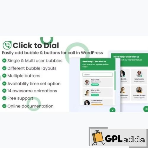 Click to dial – Direct Call From Website WordPress Plugin