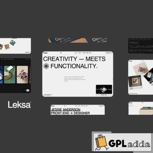 Leksa – Creative Portfolio Showcase Theme