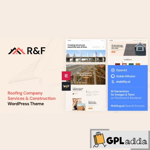 R&F – Roof & Floor WordPress Theme