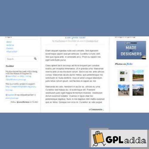 WooThemes Chapters Premium Theme