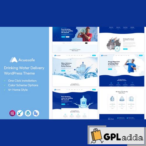 Acuasafe – Drinking Water Delivery WordPress Theme