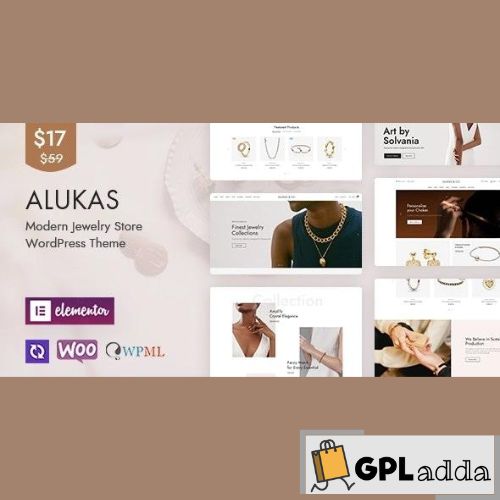 Alukas – Modern Jewelry Store WordPress Theme