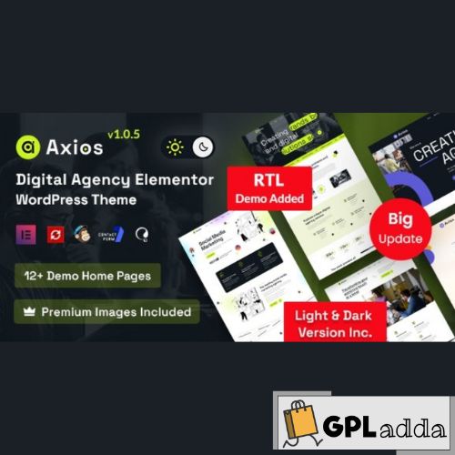 Axios – Digital Agency WordPress Theme