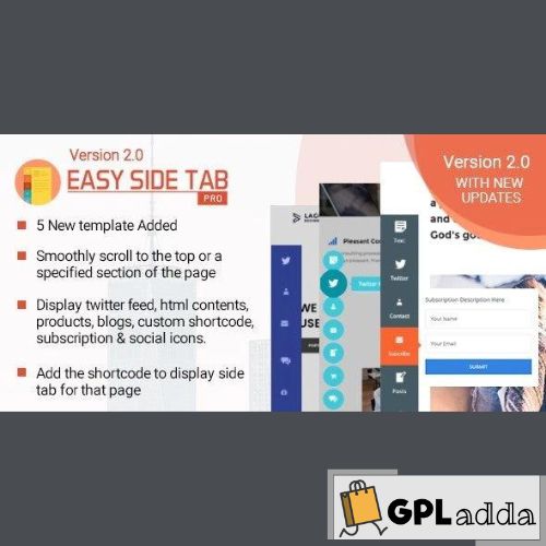 Easy Side Tab Pro – Responsive Floating Tab Plugin