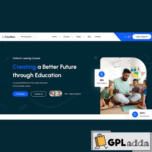 Edumoon – Education LMS WordPress Theme