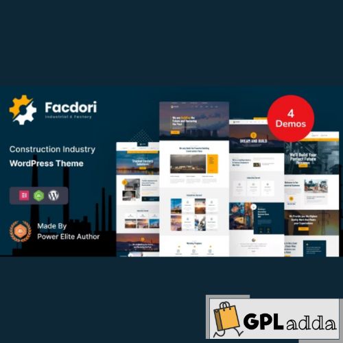 Facdori – Factory and Industrial Business WordPress Theme