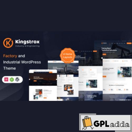 Kingstrox – Factory and Industrial Business WordPress Theme