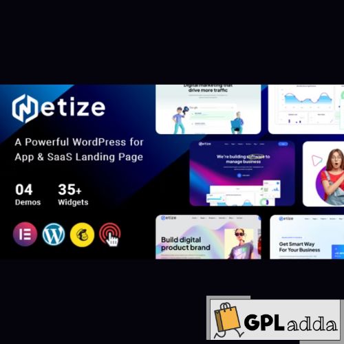 Metize – Landing Page WordPress Theme