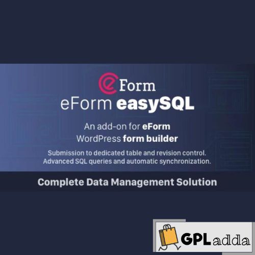 eForm Easy SQL – Submission to DB & Revision Control