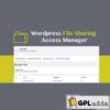 WP FSAM – File Sharing Access Manager