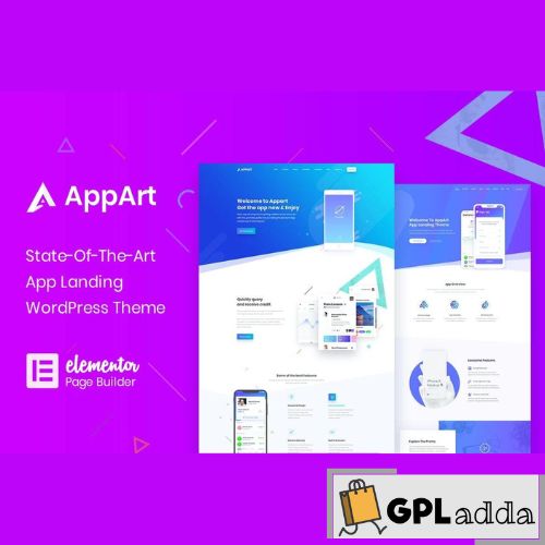 AppArt – Creative WordPress Theme For Apps Saas