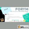 Forym – Modern Discussion Forum for WordPress