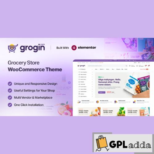 Grogin – Grocery Store WooCommerce WordPress Theme