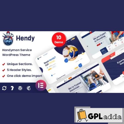 Hendy – Handyman Service WordPress Theme