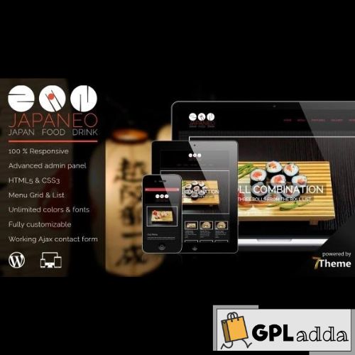 Japaneo – WordPress Japanese Restaurant Theme