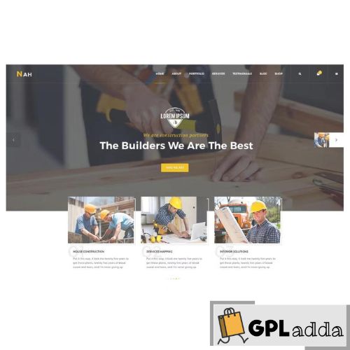 Nah Construction, Building Business WordPress