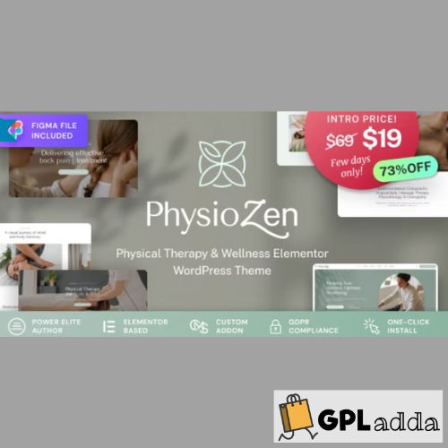 PhysioZen – Chiropractor & Physiotherapy Wellness WordPress Theme