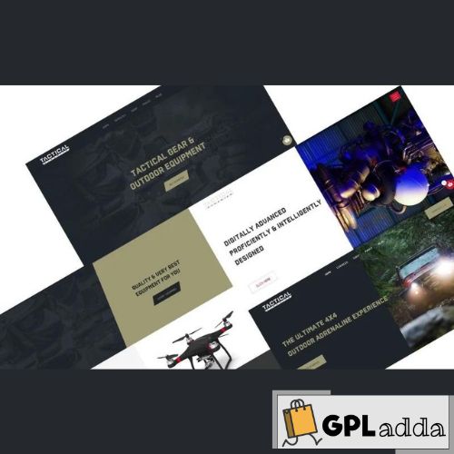 Tactical Dynamics Defence Security and Off Road WordPress Theme