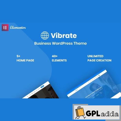 Vaibrate – Business Responsive WordPress Theme