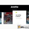 Anotte – Horizontal Photography WordPress Theme