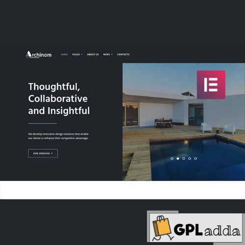 Archinom v1.0.0 – Architect WordPress Elementor Theme WordPress Theme