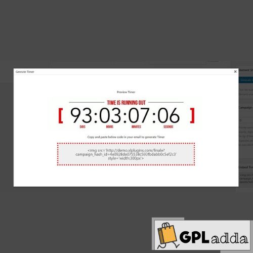 Finale Email Countdown Timer